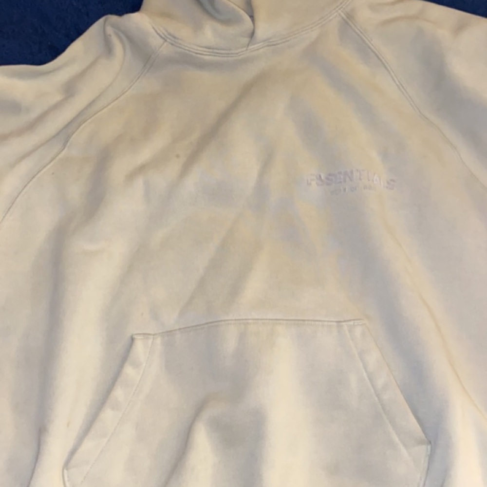 Essentials hoodie lightly used